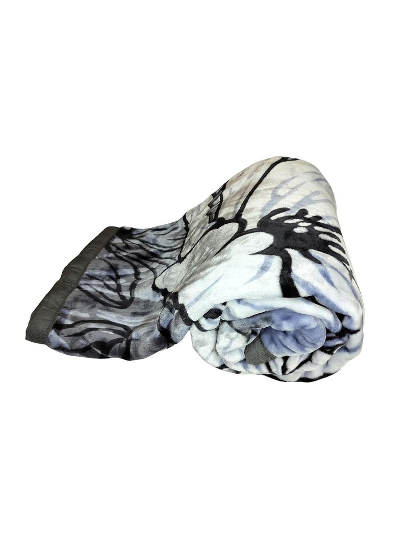 Status Contract Status Contract AC Microfiber Mink Flannel Fleece Super Soft Couch Double Bed Summer/Winter Comforter for Adult Kids Baby 200 GMS (200 X 235 cm, Multicolour)  - Image 1