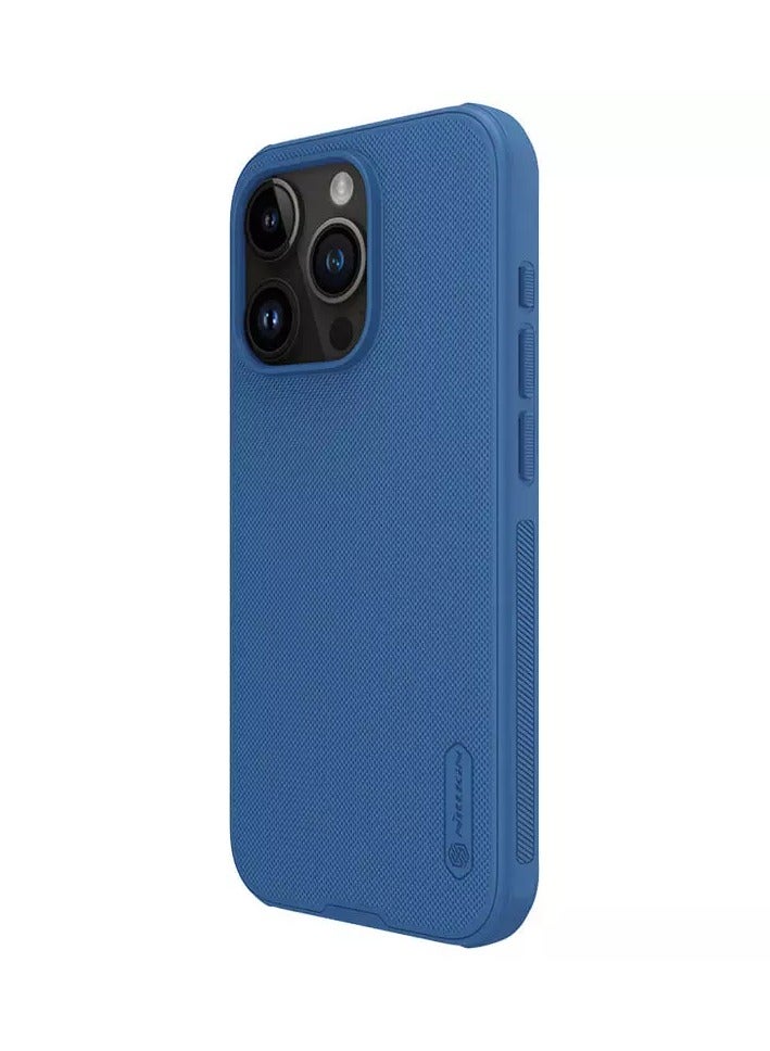 Nillkin Super Frosted Shield Pro Matte cover case for Apple iPhone 15 Pro 6.1-Blue - Image 5