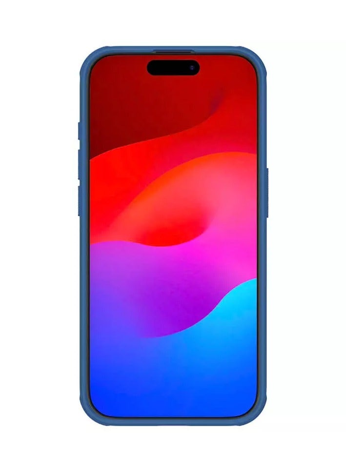 Nillkin Super Frosted Shield Pro Matte cover case for Apple iPhone 15 Pro 6.1-Blue - Image 2