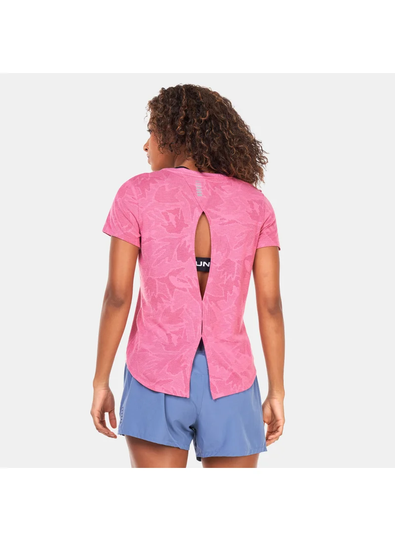 UNDER ARMOUR Women's UA Streaker SnowCloud T-Shirt
