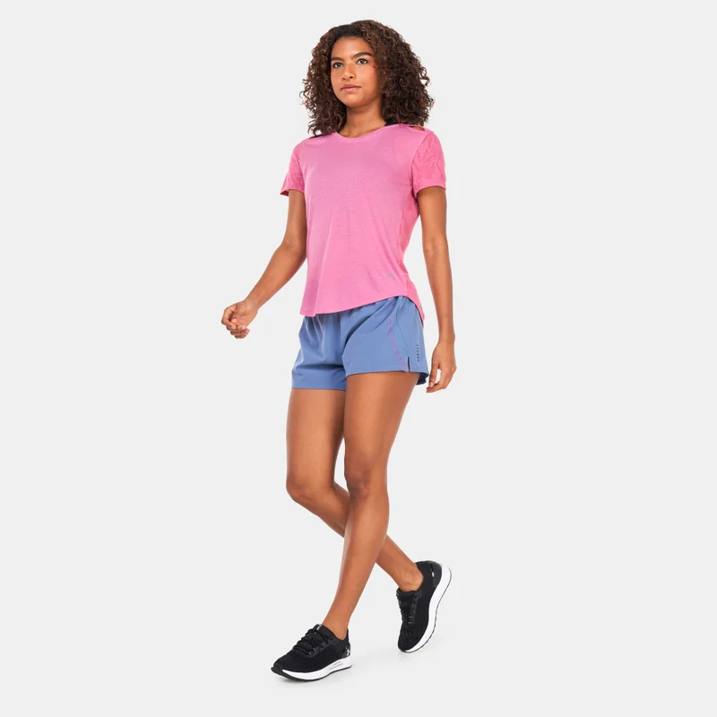 UNDER ARMOUR Women's UA Streaker SnowCloud T-Shirt