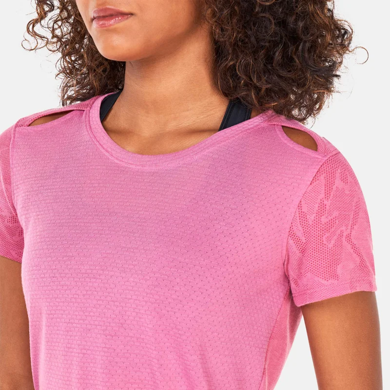 UNDER ARMOUR Women's UA Streaker SnowCloud T-Shirt