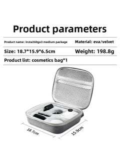 Generic Suitable For Insta360 Go3 Storage Bag GO3 Portable Storage Box Sports Camera Portable Portable Stand-alone Bag-Color:Insta360 GO3 Storage Medium Bag  - Image 3