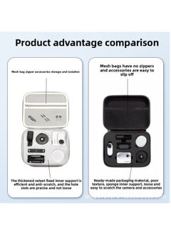 Generic Suitable For Insta360 Go3 Storage Bag GO3 Portable Storage Box Sports Camera Portable Portable Stand-alone Bag-Color:Insta360 GO3 Storage Medium Bag  - Image 4