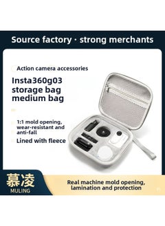 Generic Suitable For Insta360 Go3 Storage Bag GO3 Portable Storage Box Sports Camera Portable Portable Stand-alone Bag-Color:Insta360 GO3 Storage Medium Bag  - Image 2