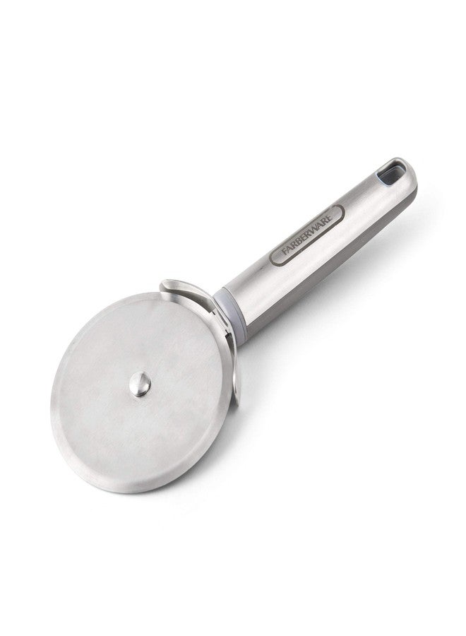 فاربرواير عجلة تقطيع البيتزا الاحترافية من فاربروير، مصنوعة من الفولاذ المقاوم للصدأ، بمقبض ناعم ومريح، لتقطيع البيتزا والحلويات وغيرها، آمنة للغسل في غسالة الأطباق، مزودة بفتحة للتعليق لسهولة التخزين، مقاس 8.5 بوصة، لون رمادي - Image 2