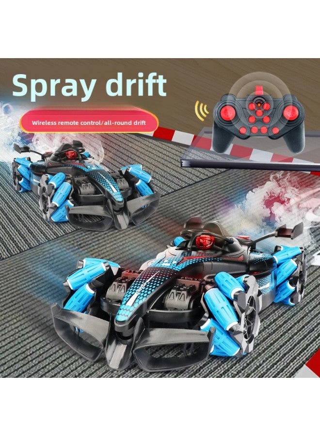 Children's Remote Control Stunt Racing F1 Formula Four-wheel Drive Music Spray Will Drift Off-road Remote Control Car Toys-Color:【red】 Large Size 34.5cmf1 Spray Remote Control Car-Scale:Comes With 1 Set Of Rechargeable Batteries + Charger - Image 3