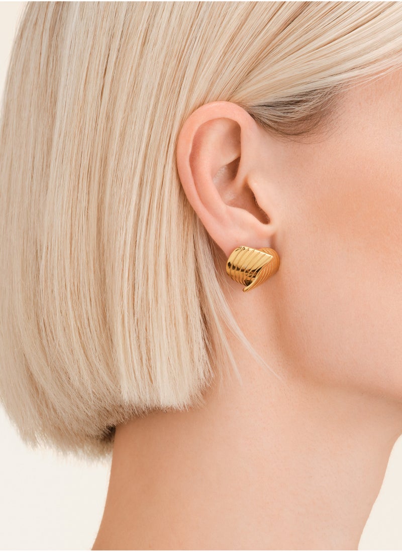 RoseField Rosefield Simple Knot Earrings - JESKG-J1056  - Image 3