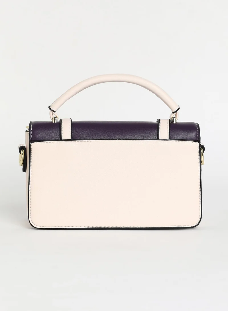 صوص هاوت Women's The Linea Hand Bag - Ivory White:Wine Red