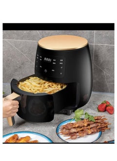 Generic Healthy Air Fryer Without Oil Capacity 6 Liters Power 2400 Watts - Black Color  - Image 1