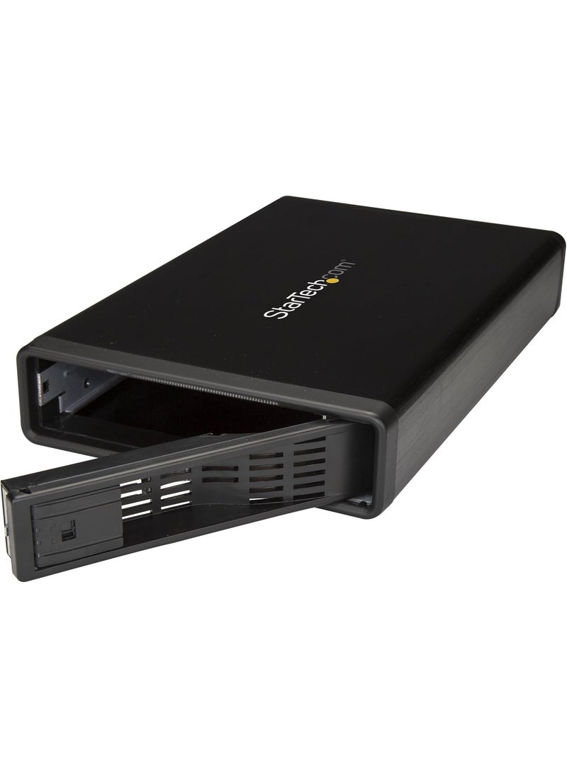 StarTech StarTechcom 35 External SATA Hard Drive Enclosure  Trayless  eSATA  USB 30 USB 31 Gen 1 Hard Drive Enclosure w UASP  TAA S351BMU33ET  - Image 2