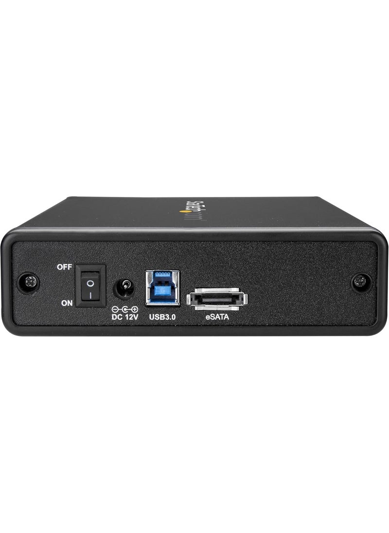 StarTech StarTechcom 35 External SATA Hard Drive Enclosure  Trayless  eSATA  USB 30 USB 31 Gen 1 Hard Drive Enclosure w UASP  TAA S351BMU33ET  - Image 4