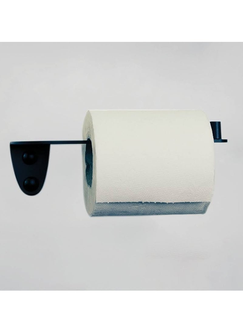 Generic - Toilet paper holder stainless steel - Black - Image 1