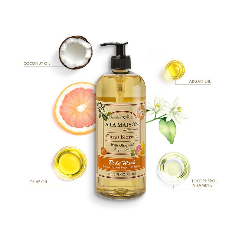 A LA MAISON Body Wash, Citrus Blossom, 25.36 Fluid Ounce - Image 2