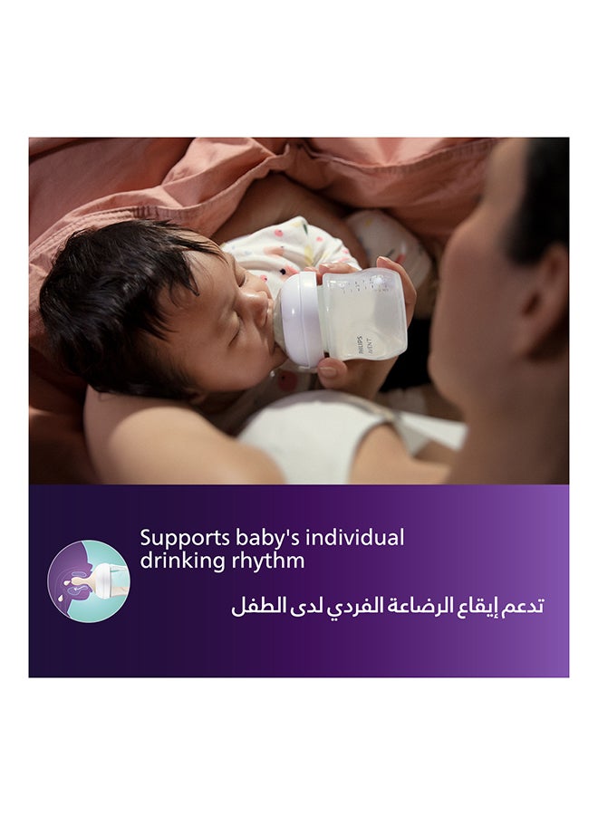 Philips Avent Baby Feeding Bottle Teat Natural Response For Babies Aged 1 Month And Above | Flow 3 | 2 Teats | No.1 Brand Recommended By Moms Worldwide - Image 3