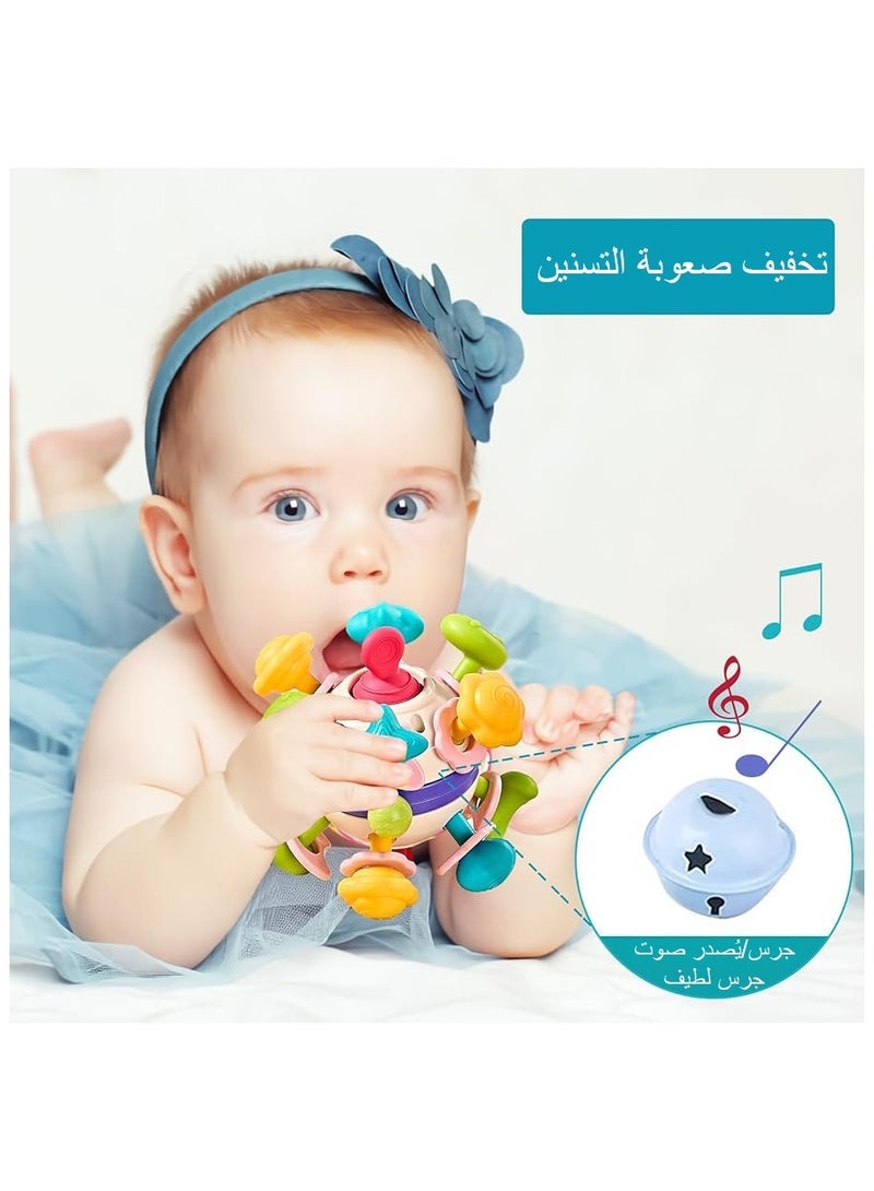 كابتن تيك لعب اطفال - اطفال الرحى مهدئا الحسية ألعاب مونتيسوري - المولود الجديد الفتيان والفتيات الهدايا 0 3 6 9 12 18 شهرا - 1 سنة من العمر الرضع الرحى اللعب - السفر لعبة تعليمية للأطفال الصغار - Image 3