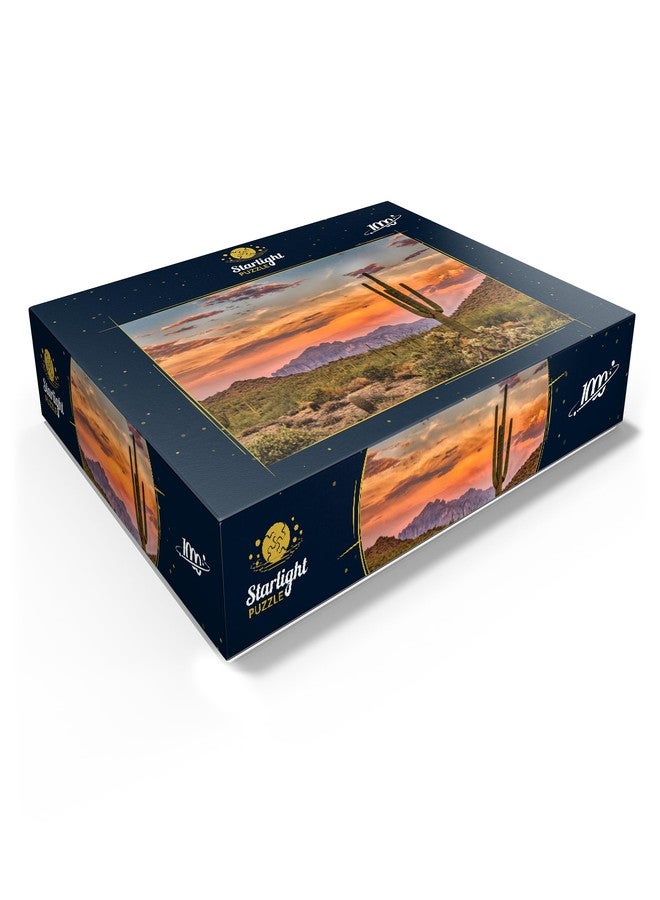 MyPuzzle.com MyPuzzle Sunset in The Sonoran Desert Near Phoenix, Arizona - Premium 1000 Piece Jigsaw Puzzle for Adults - Image 3
