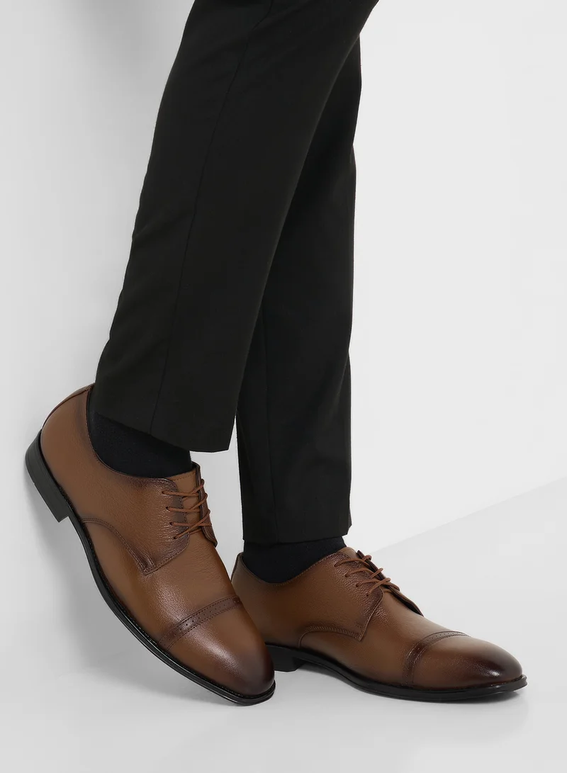 Robert Wood Genuine Leather Formal Lace Ups