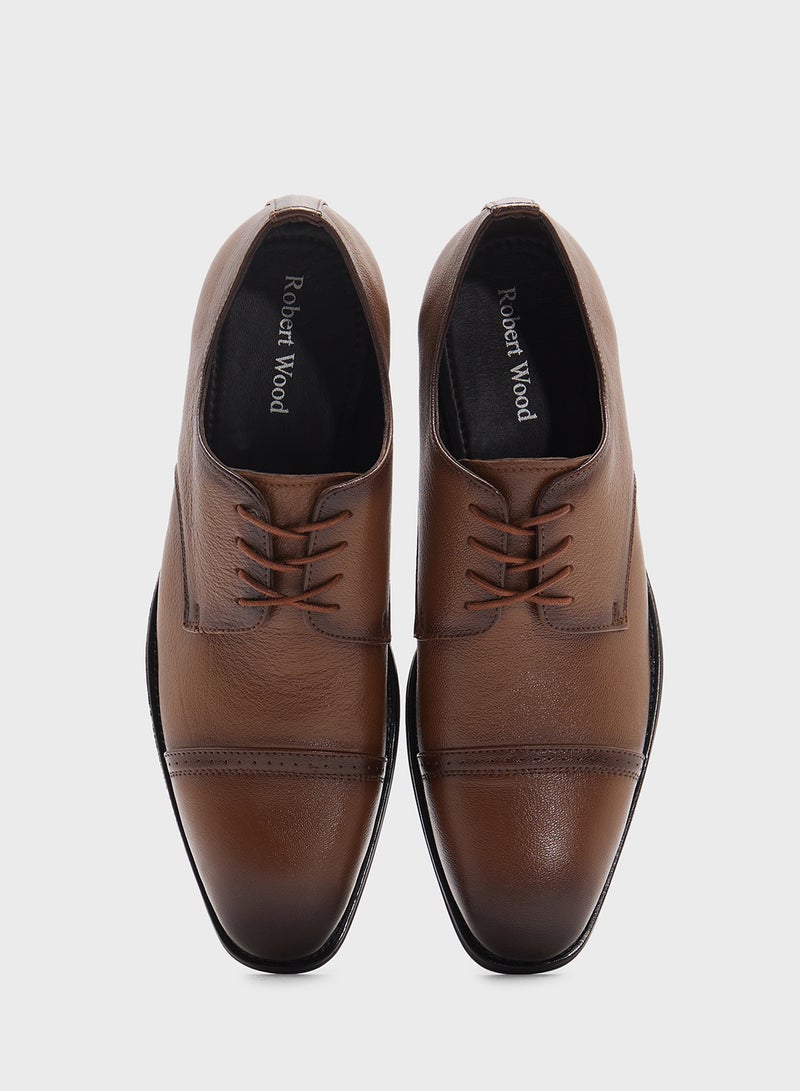 Robert Wood Genuine Leather Formal Lace Ups  - Image 4
