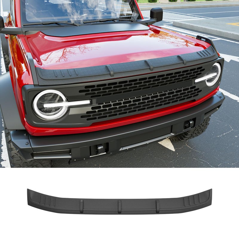 powoq Hood Deflector Compatible with 20212025 Ford Bronco Hood Protector Shield TPE Deflector Replacement for 20212025 Ford Bronco Accessories