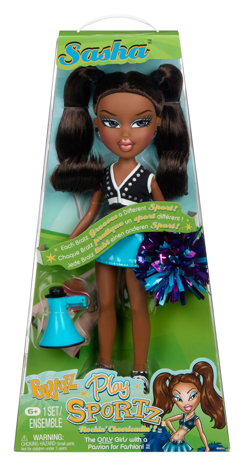 Bratz Play Sportz Sasha Fashion Doll with Accessories Cheerleading - Image 3