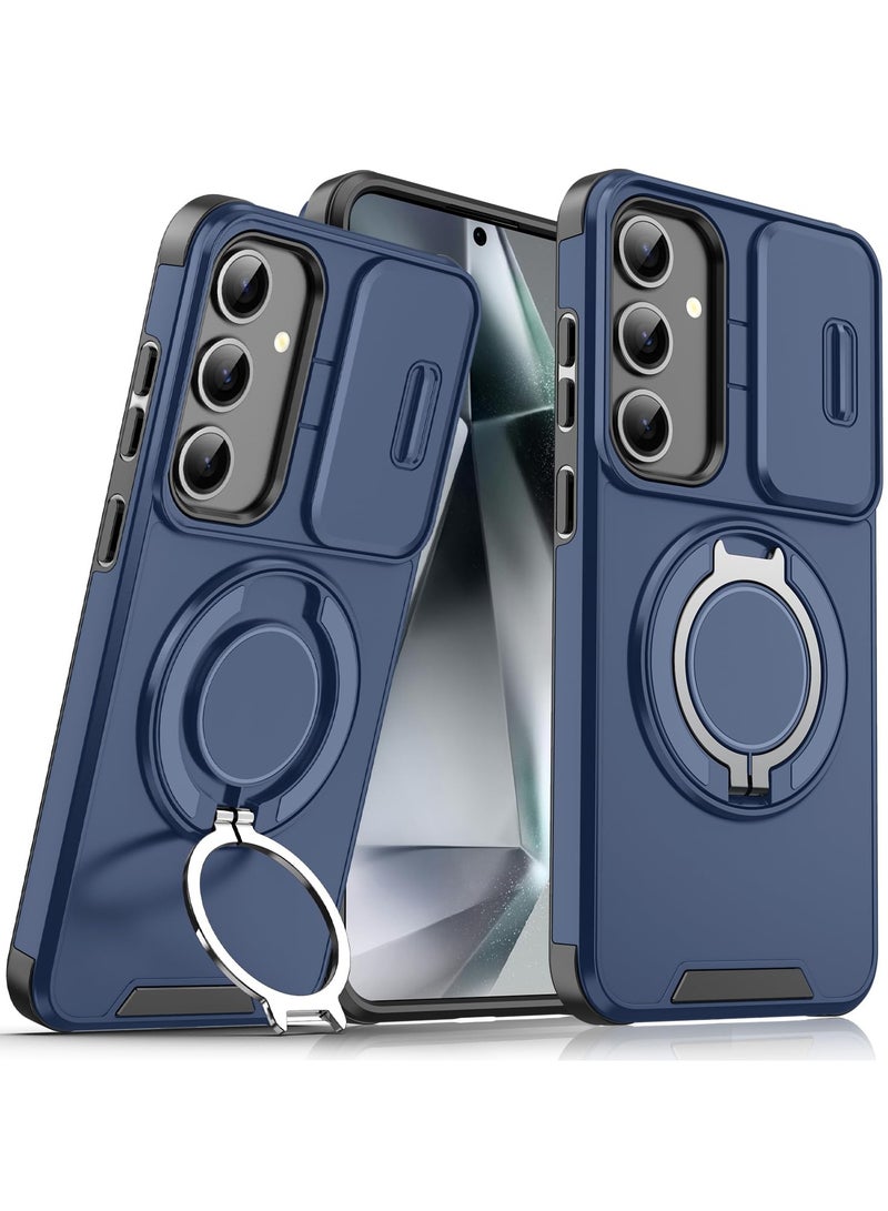 general Cover for Samsung Galaxy Z Fold 7 Case Protector Camera Sliding Shockproof Case Military Grade with 360° Rotation Hidden Hoop Holder Shockproof Cover - Image 1