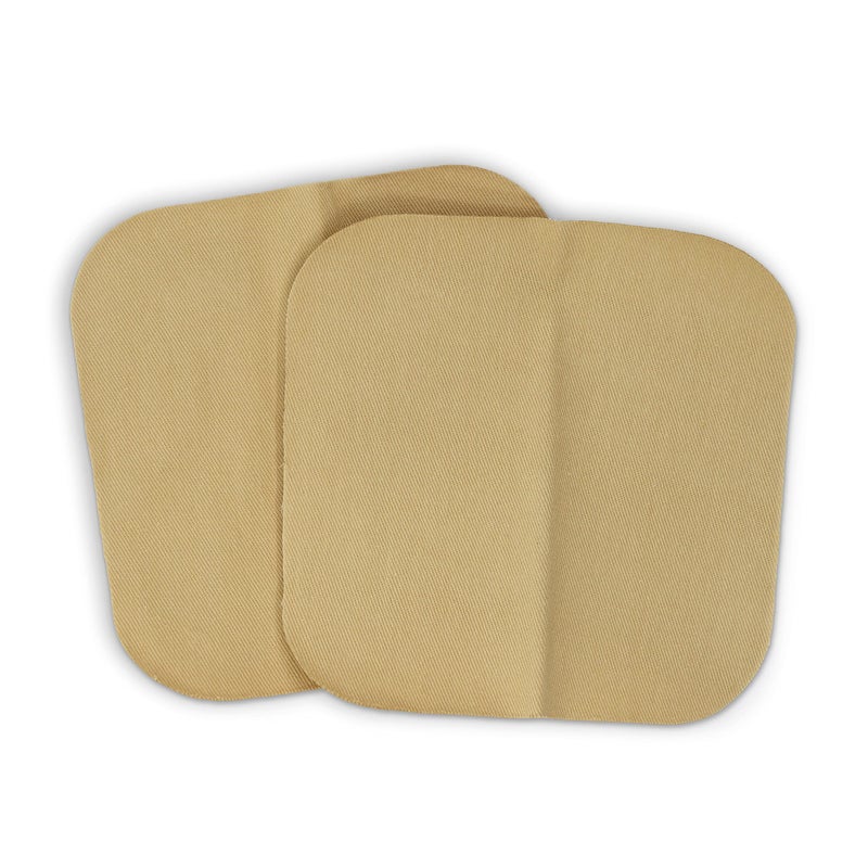 Dritz 55240-58T Patches, Iron-On, Twill, Khaki, 5 x 5-Inch (2-Count) - Image 2