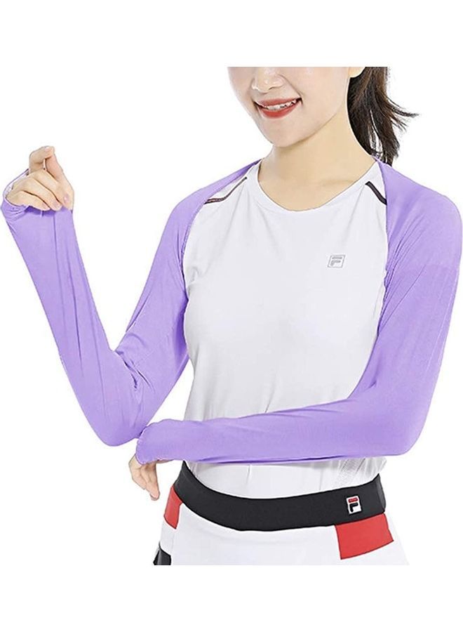 XiuWoo 2-In-1 UV Protection Cooling Arm Sleeves one size - Image 3