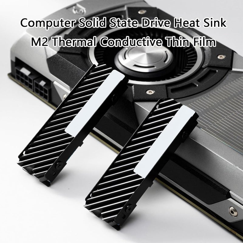 High HDDs Cooling Systems with Enhanceds Heat Dissipation for 2280 NVMe States Drive Thermals Conductives Materials Heatsink - Image 2