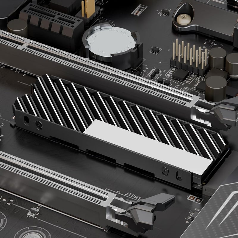 High HDDs Cooling Systems with Enhanceds Heat Dissipation for 2280 NVMe States Drive Thermals Conductives Materials Heatsink - Image 3