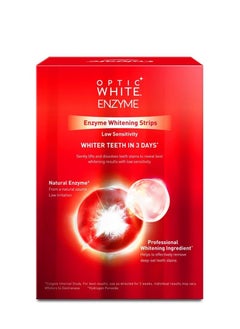 Colgate COLGATE Optic White Enzyme Whitening 28 Strips, 14 Treatments  - Image 1