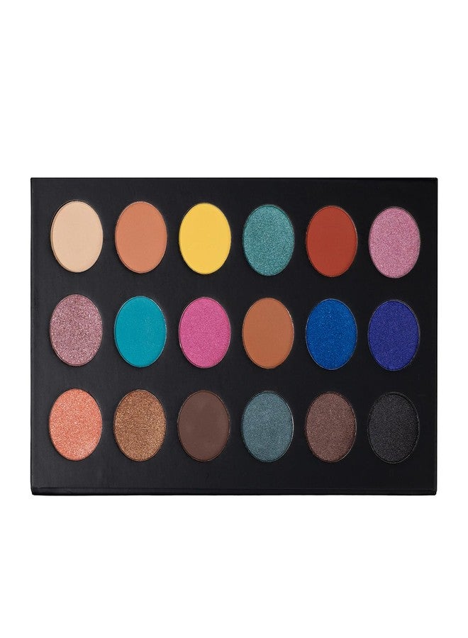 Profusion Cosmetics Jubilee 18 Shade Eyeshadow Palette, Richly Pigmented Shades in Multi Finish Formula to Achieve Bold Eye Catching Looks - Image 1