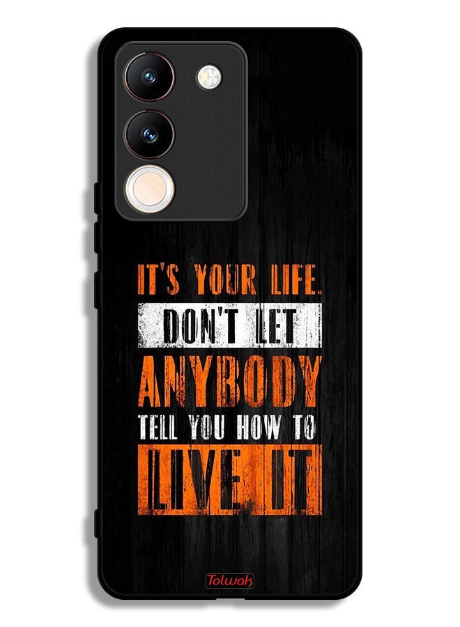 Tolwak vivo Y200 Protective Case Cover Its Your Life - Image 1