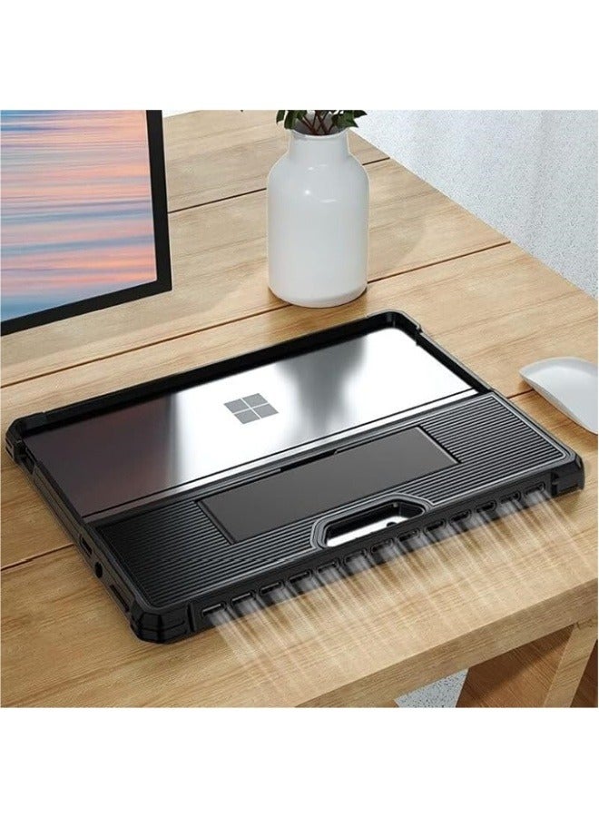 Case Compatible with Microsoft Surface Pro 11 (2024) 13-inch Tablet All-in-One Protective Rugged Cover Fall protection Case with Shoulder Strap for Surface Pro 11 - Image 5