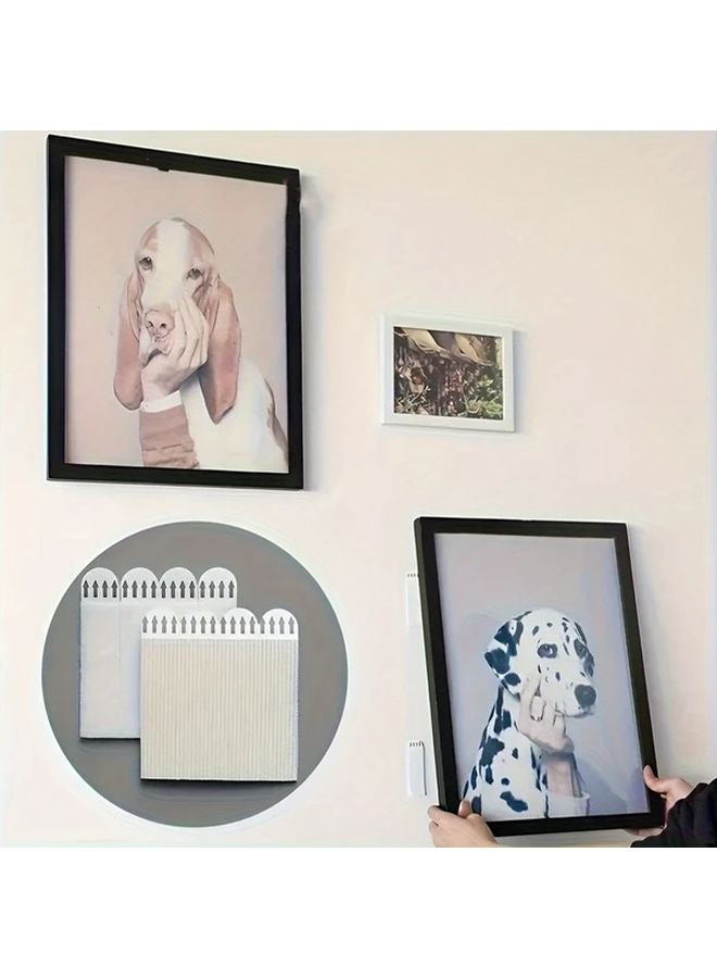 48 Pairs Heavy Duty Picture Hanging Strips Trace Free Adhesive Mounting Tapes For Photo Frames And Artworks - Image 4