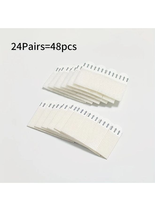 48 Pairs Heavy Duty Picture Hanging Strips Trace Free Adhesive Mounting Tapes For Photo Frames And Artworks - Image 1