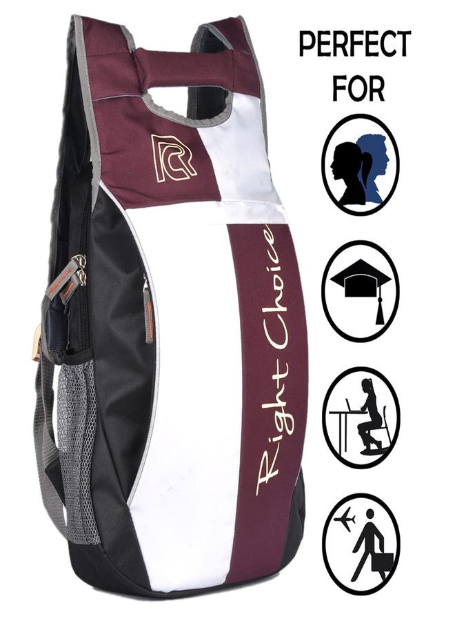 Right Choice Stylish tuff Quality College School Casual Backpack Bags (Boys and Girls) (Purple 2232) - Image 2