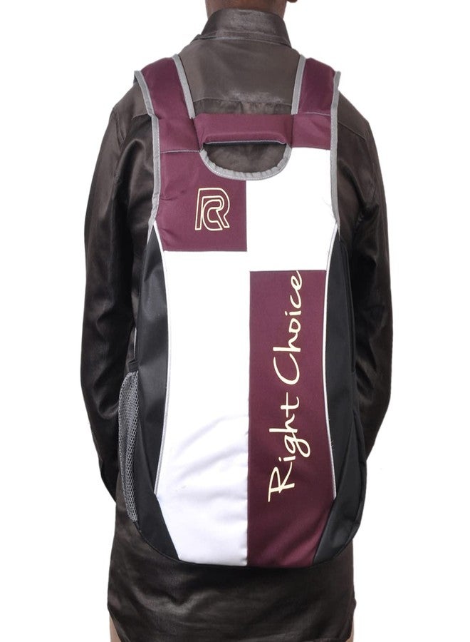 Right Choice Stylish tuff Quality College School Casual Backpack Bags (Boys and Girls) (Purple 2232) - Image 3