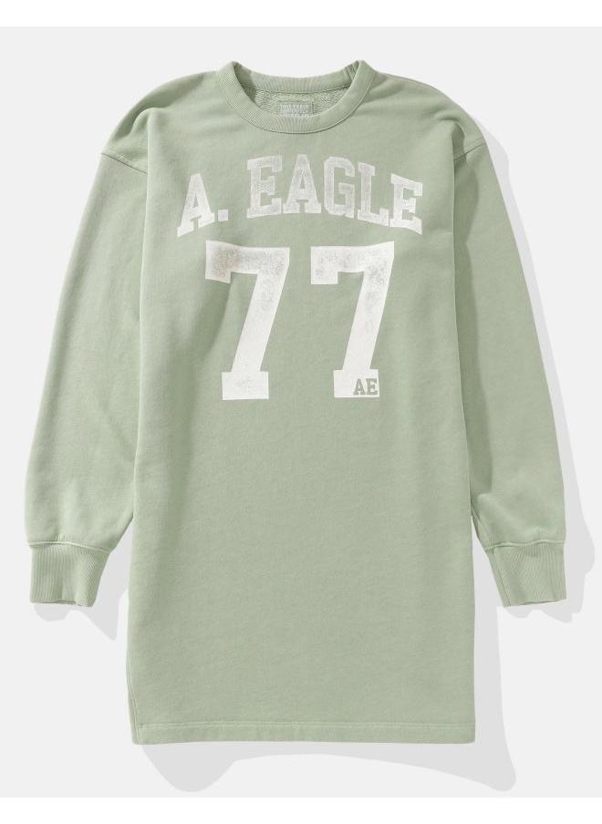 American Eagle Graphic Print Dress  - Image 3