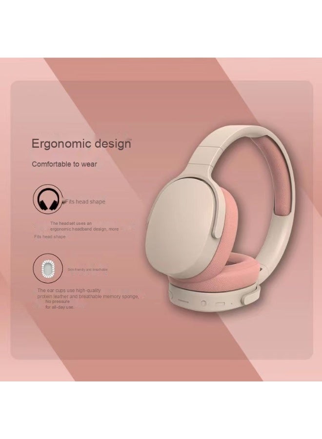 سماعات أذن جديدة كاملة التغطية، سماعات رأس لاسلكية بلوتوث، نوع-C، سماعات ألعاب وموسيقى عالية الجودة - Image 2