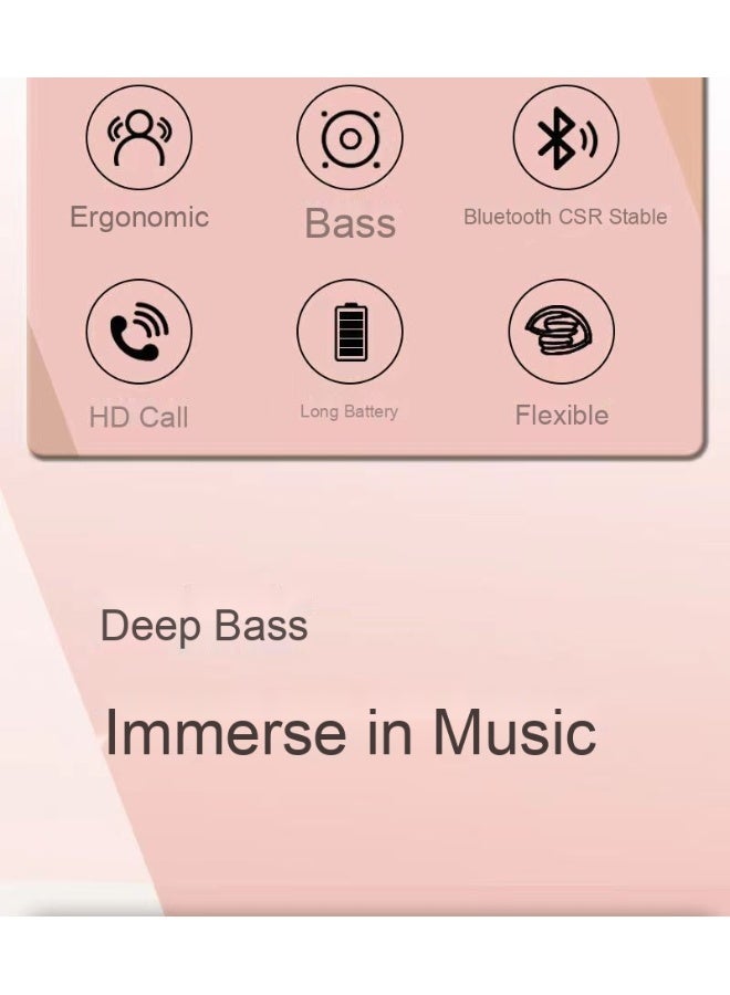 سماعات أذن جديدة كاملة التغطية، سماعات رأس لاسلكية بلوتوث، نوع-C، سماعات ألعاب وموسيقى عالية الجودة - Image 4