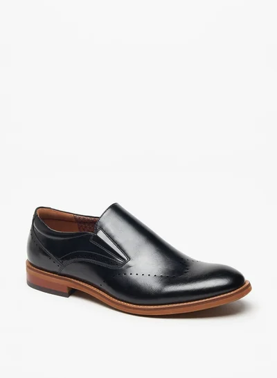 دوتشيني Men's Solid Slip-On Loafers