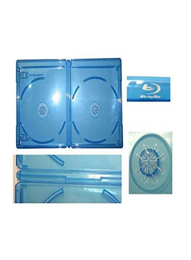 Viva Elite New 2 Pk Viva Elite Blu-Ray Double Case Box 12.5 mm Standard Size Hold 2 Discs (Pack of 2 Pcs) - Image 2