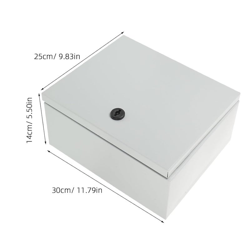 Dustproof Metal Electrical Junction Box With Safety Lock For Indoor Outdoor Wall Mounted Use - Image 3
