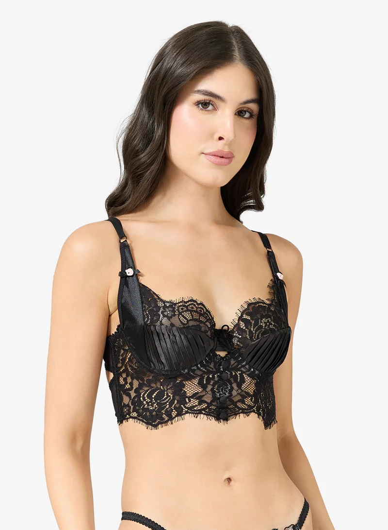 Ginger Lace Detail Padded Bra
