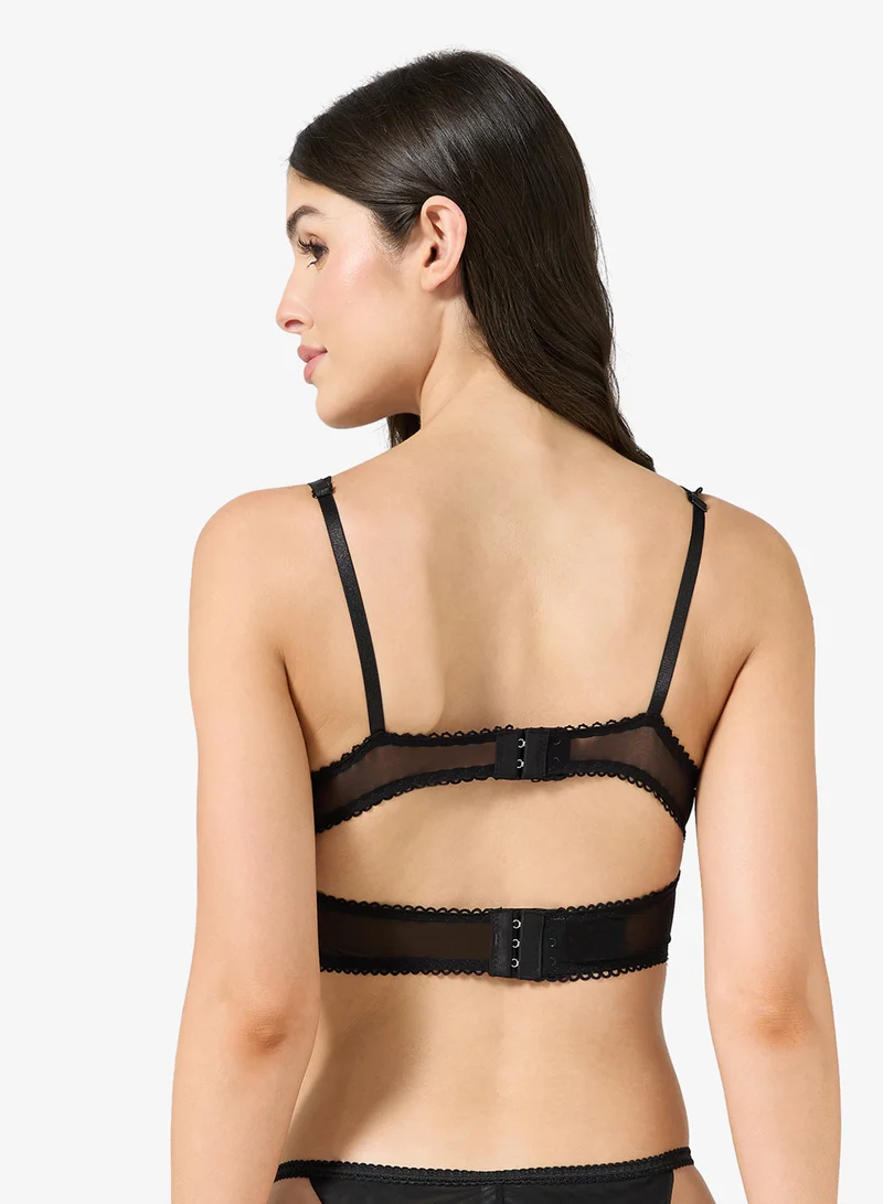 Ginger Lace Detail Padded Bra