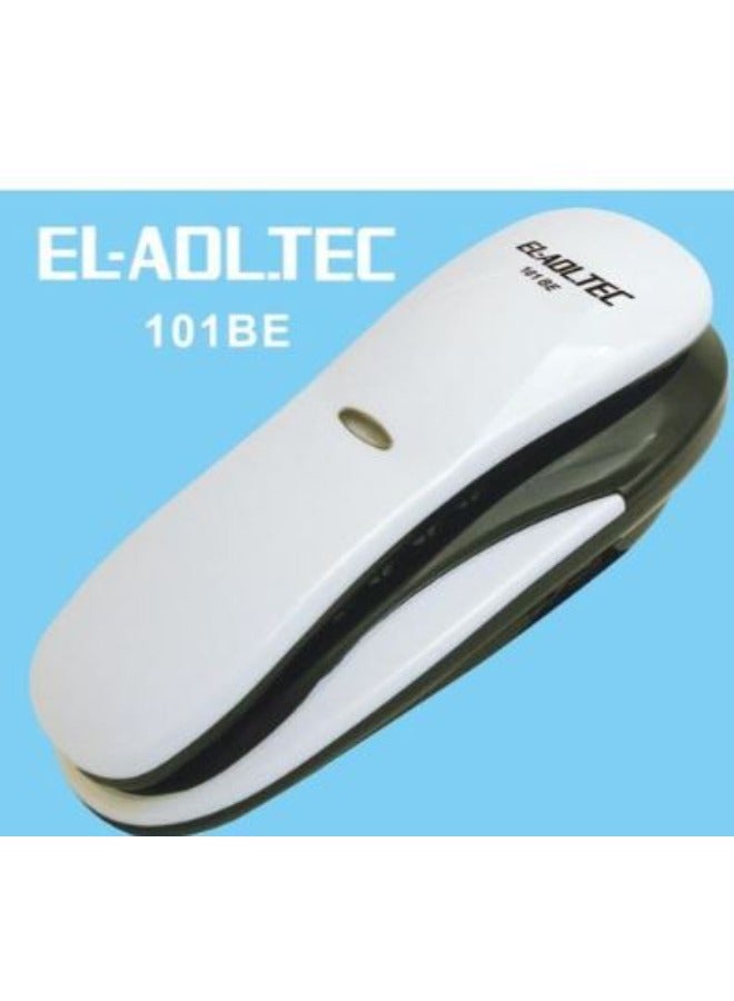 العدل تك هاتف أرضي سلكي ، شاشة رقمية 101BE - أبيض * اسود - Image 2