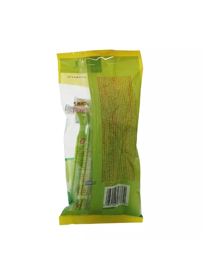 Bic BIC Pure Lady Triple Blades Razors for Women- 6pcs  - Image 2