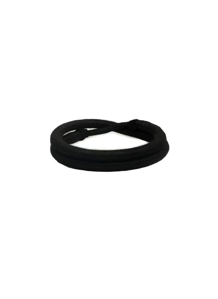 RS Black wool braided agal, German thread, thickness 4.5  - Image 3