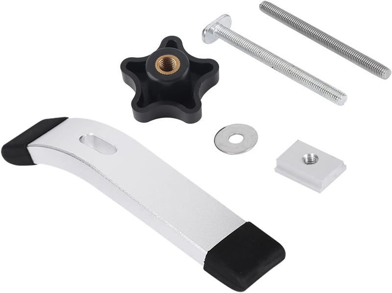 T Hold Down Hold Down T Clamps Clamps Metal Quick Acting Clamp Set for Slot Woodworking Tool Versatile Clamping Pressure Anywhere 8mm Threaded Screw and R (A set of pressure plates) - Image 4